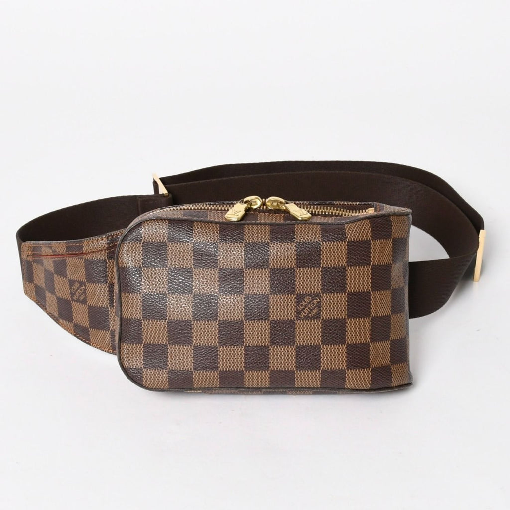 Louis Vuitton Geronimos Waist Bag Damier Brown Gold