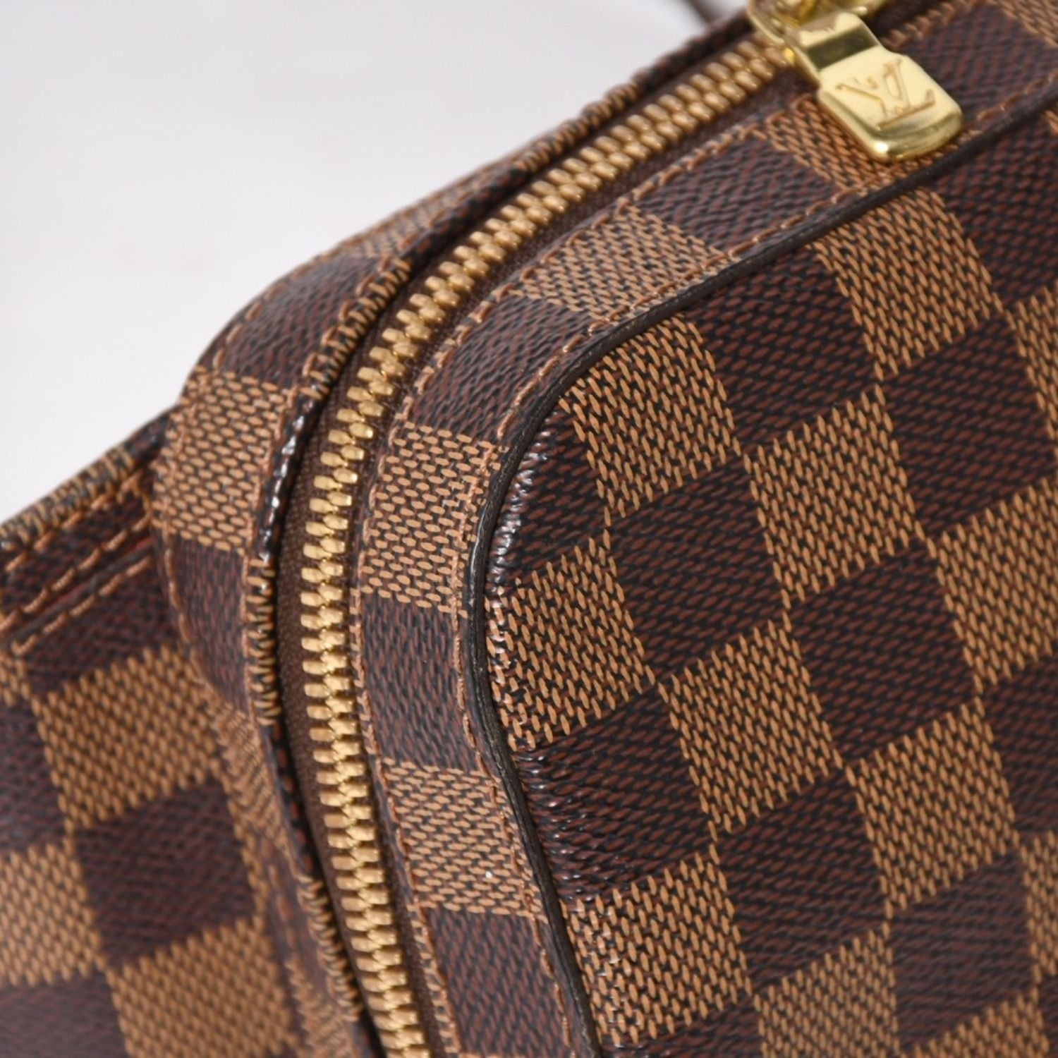 Louis Vuitton Geronimos Waist Bag Damier Brown Gold — view 7