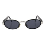 Loewe Vintage Medusa Black Silver Acetate Metal Mod Sunglasses Eyewear — view 2
