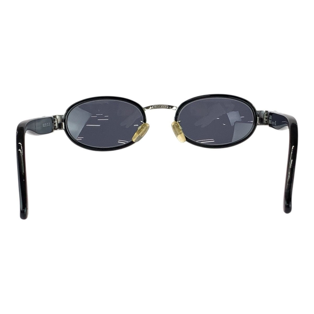 Loewe Vintage Medusa Black Silver Acetate Metal Mod Sunglasses Eyewear — view 3