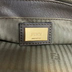 Fendi Tote Petit Toujours Dark Brown Gold Leather — view 9