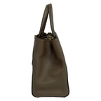Fendi Tote Petit Toujours Dark Brown Gold Leather — view 4