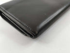 Saint Laurent Wallet Line Brown Leather Bifold Gold — view 4