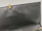 Saint Laurent Wallet Line Brown Leather Bifold Gold — view 8