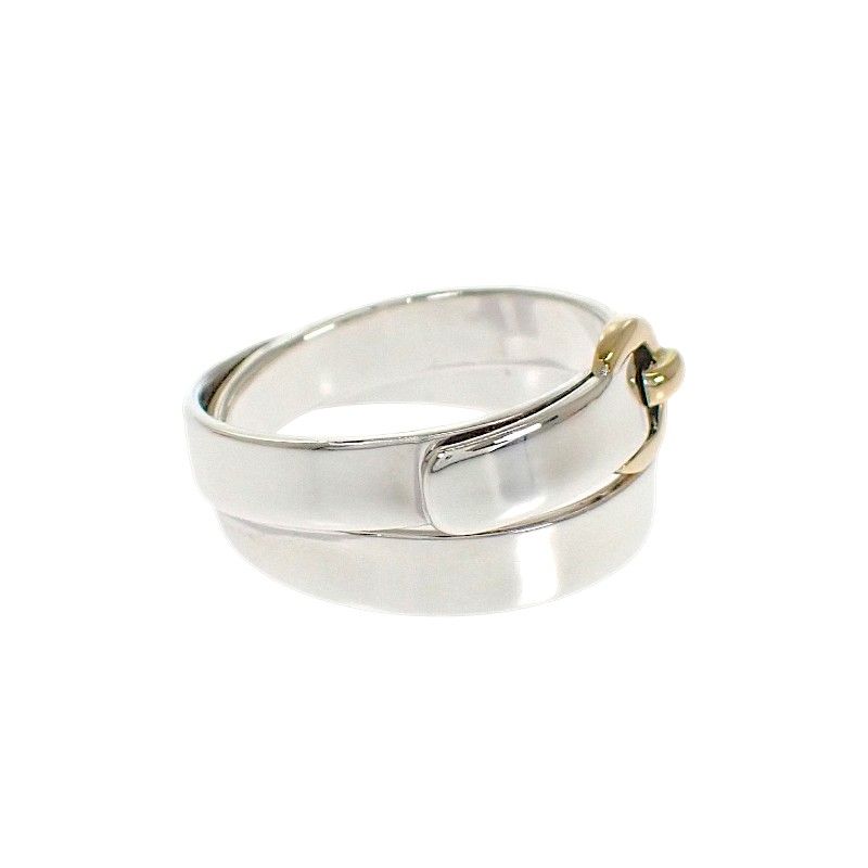Hermes Double True Stamp 50 Ring Includes Silver Yellow Gold — view 4