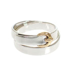 Hermes Double True Stamp 50 Ring Includes Silver Yellow Gold — view 5