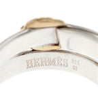 Hermes Double True Stamp 50 Ring Includes Silver Yellow Gold — view 6