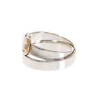 Hermes Double True Stamp 50 Ring Includes Silver Yellow Gold — view 3