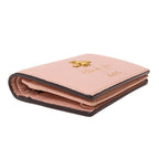 Gucci Wallet Bifold Animalier Leather Pink Mini Compact — view 3