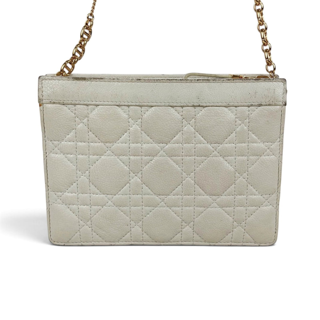 Dior Caro Every Pouch Pochette White — view 3