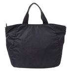Prada Tote Shoulder Bag 2-Way Nylon Black Logo — view 2