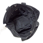 Prada Tote Shoulder Bag 2-Way Nylon Black Logo — view 5