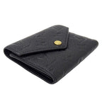 Louis Vuitton Wallet Monogram Empreinte Trifold Portefeuille Victorine Noir — view 3