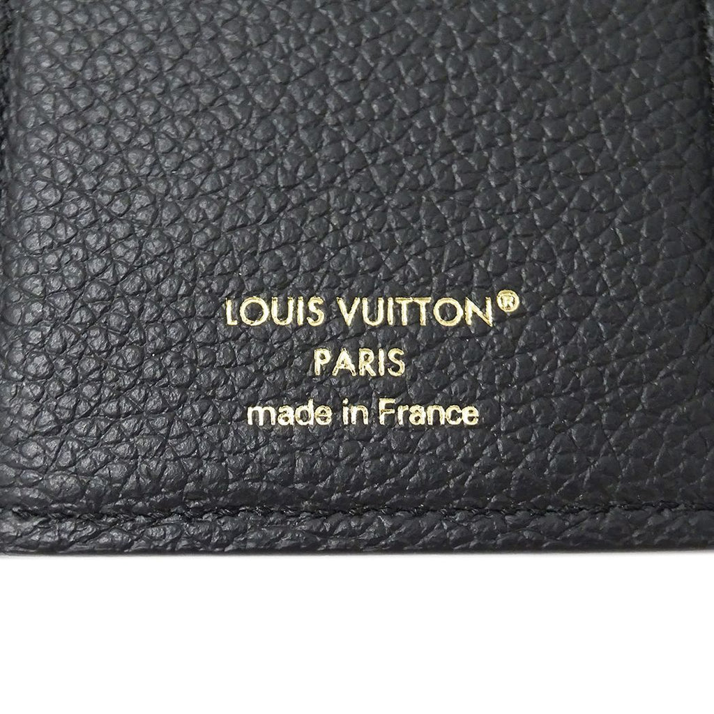 Louis Vuitton Wallet Monogram Empreinte Trifold Portefeuille Victorine Noir — view 5