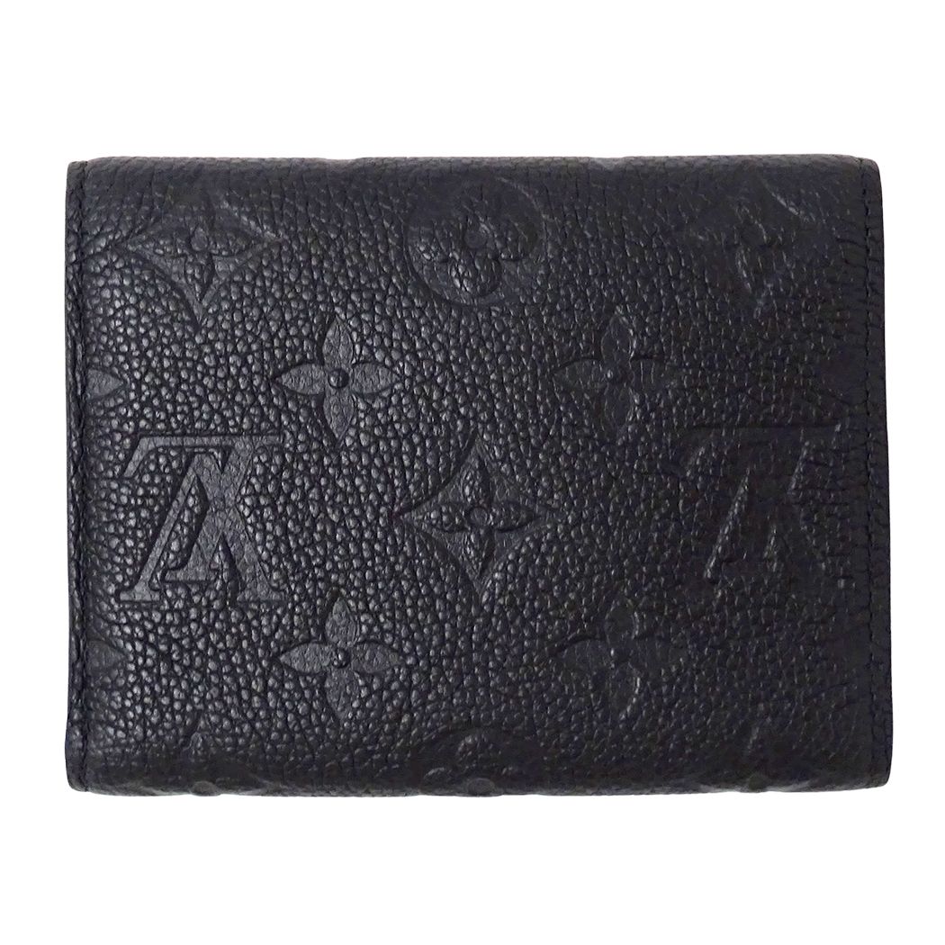 Louis Vuitton Wallet Monogram Empreinte Trifold Portefeuille Victorine Noir — view 2
