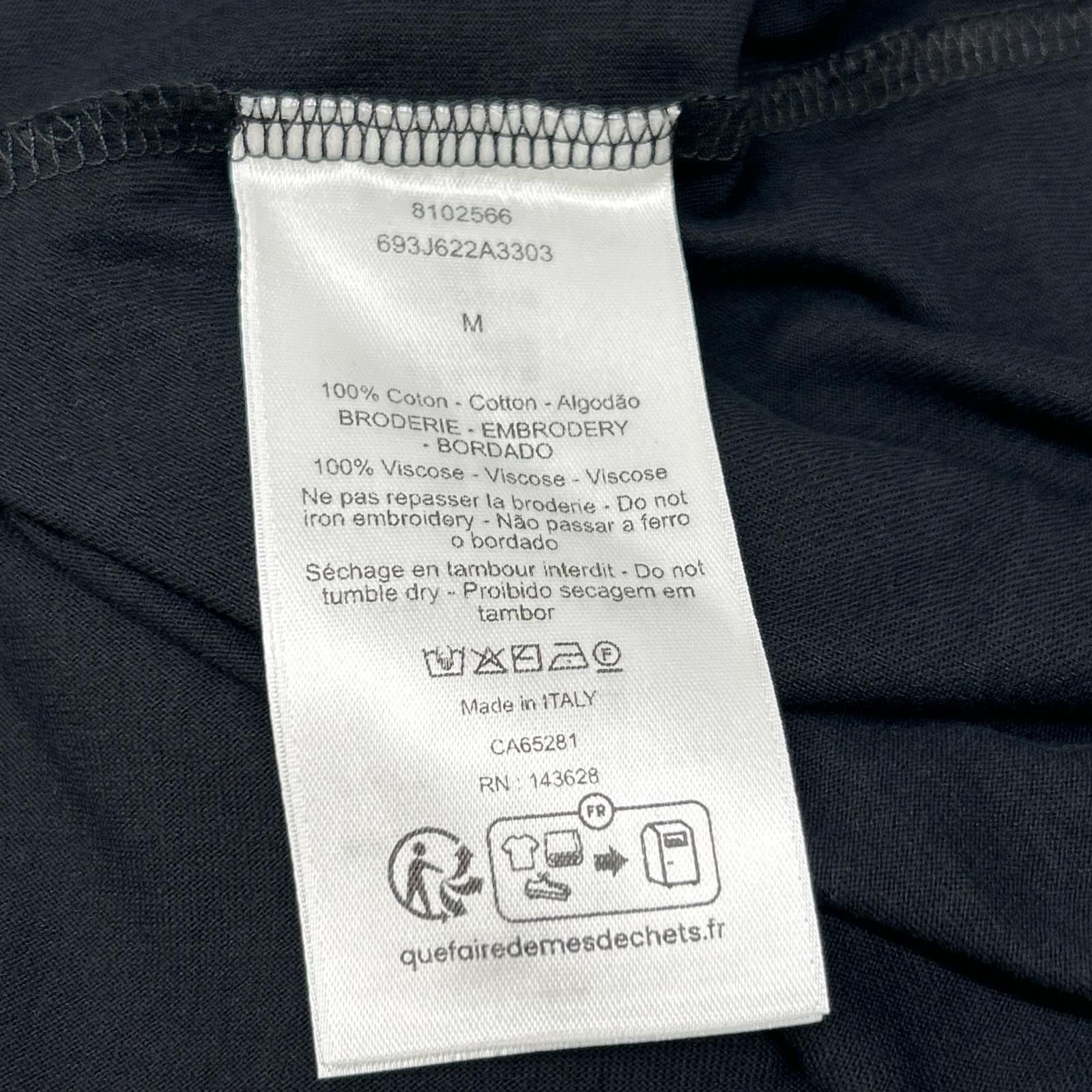 Dior Black Cotton Jersey T-Shirt — view 5