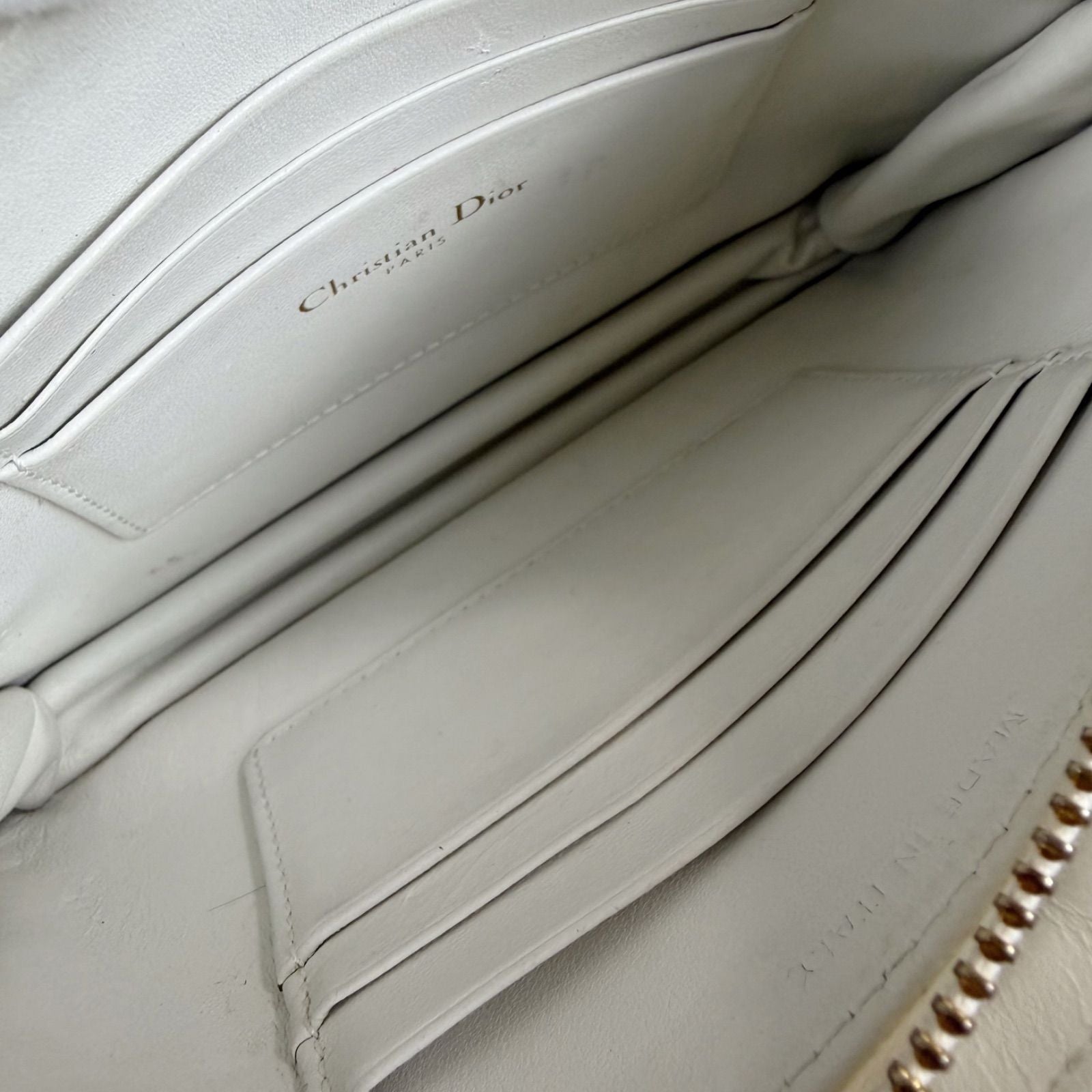Dior Caro Every Pouch Pochette White — view 9