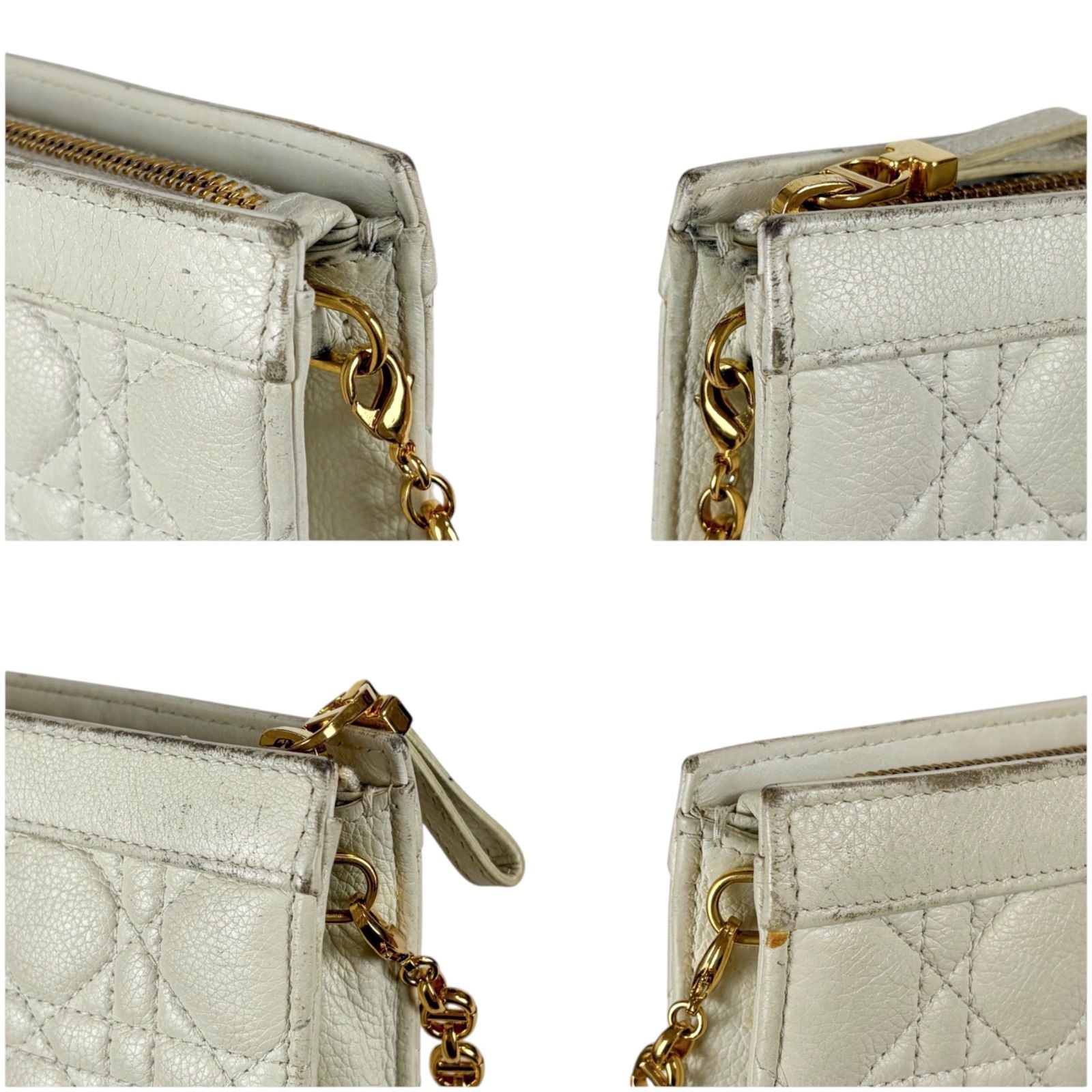 Dior Caro Every Pouch Pochette White — view 4