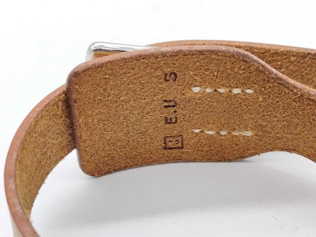 Hermes Bracelet Etriviere Brown Leather Silver — view 4