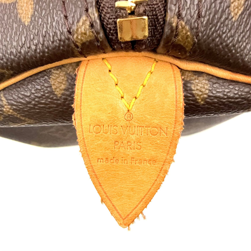 Louis Vuitton Keepall 55 Monogram Leather Brown Light Boston Bag Gold — view 4