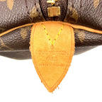 Louis Vuitton Keepall 55 Monogram Leather Brown Light Boston Bag Gold — view 4