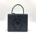 Loewe Barcelona Calfskin Darknavy Handbag Gold