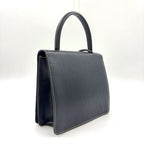 Loewe Barcelona Calfskin Darknavy Handbag Gold — view 2