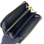 Louis Vuitton on Zippy Wallet Leather Black White Multicolor Gold — view 3
