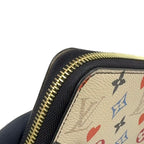 Louis Vuitton on Zippy Wallet Leather Black White Multicolor Gold — view 8