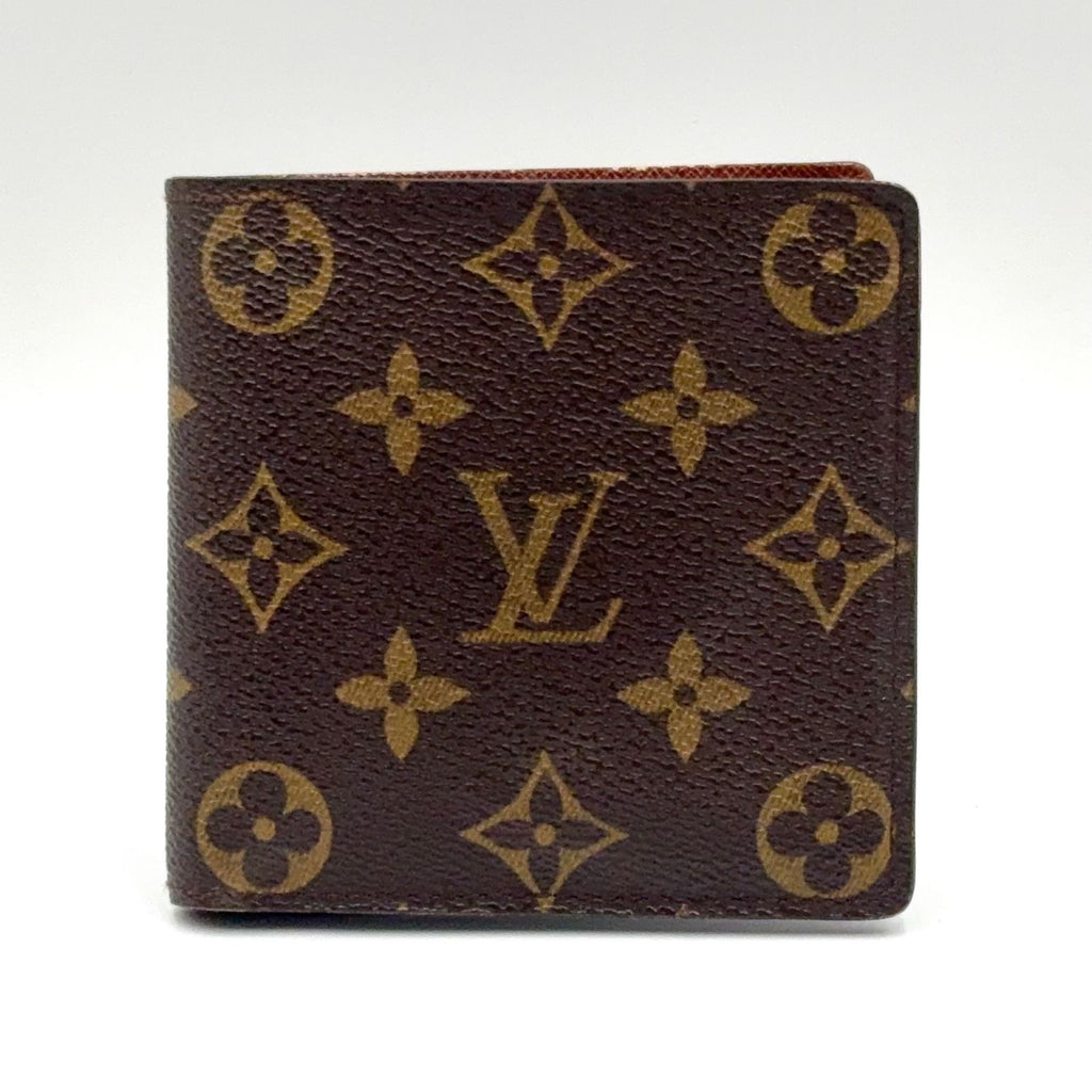 Louis Vuitton Porto Billets Cult Cles Monet Monogram Leather Brown Bi Foldwallet