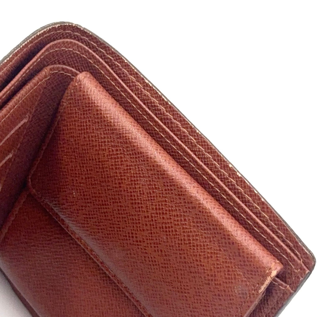 Louis Vuitton Porto Billets Cult Cles Monet Monogram Leather Brown Bi Foldwallet — view 5