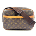 Louis Vuitton PM Monogram Leather Brown Lightbrown Shoulder Bag Gold