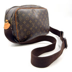 Louis Vuitton PM Monogram Leather Brown Lightbrown Shoulder Bag Gold — view 2