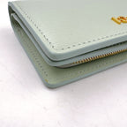 Gucci Leather Lightgreen Bi Foldwallet Gold Wallet — view 7