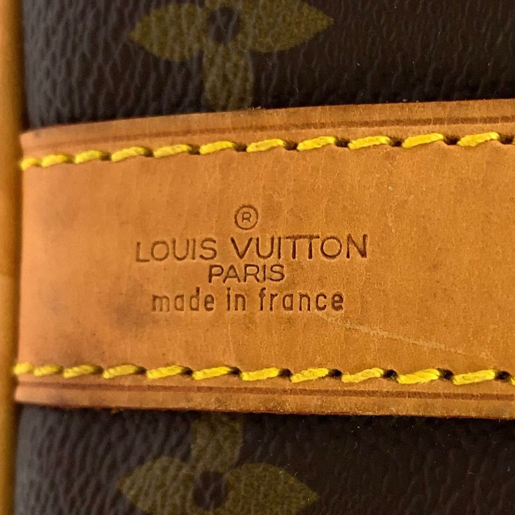 Louis Vuitton Keepall Bandouliere 60 Monogram Leather Brown Light Boston — view 4