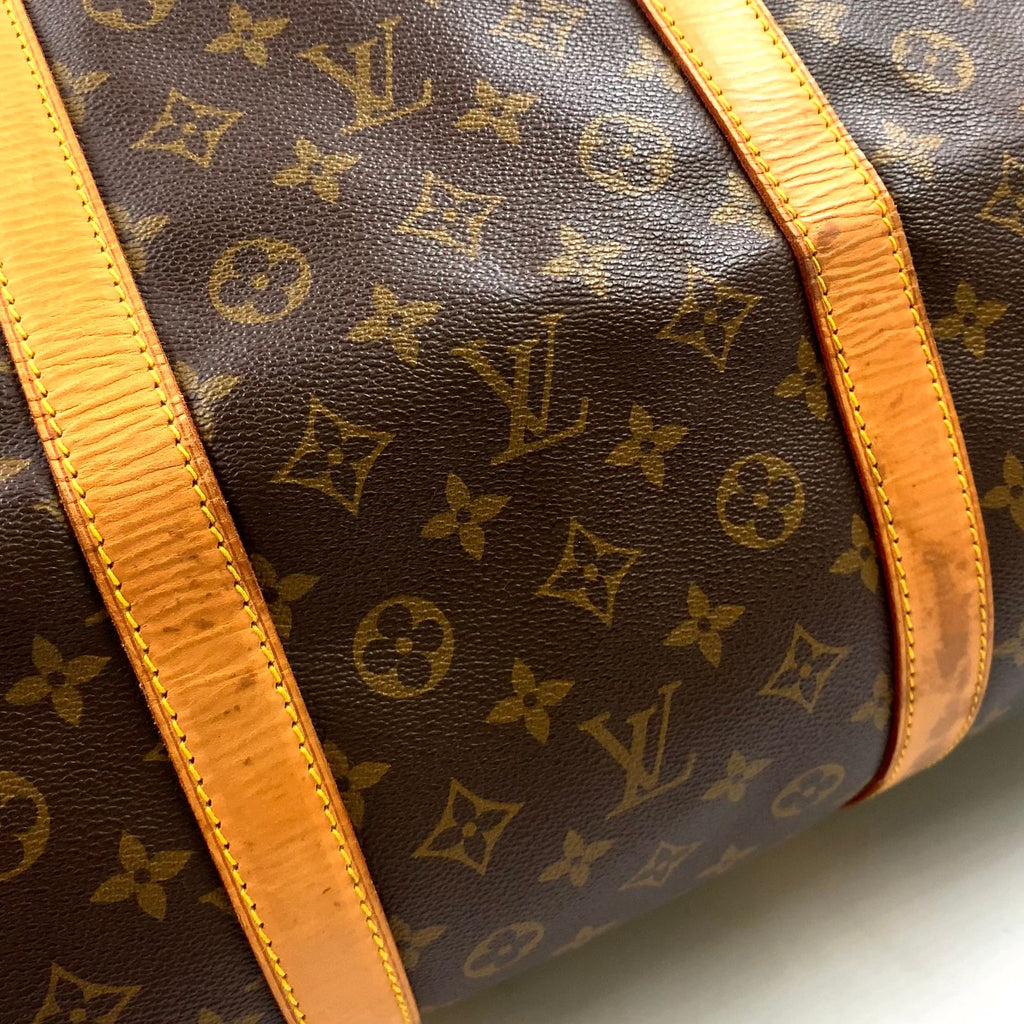 Louis Vuitton Keepall Bandouliere 60 Monogram Leather Brown Light Boston — view 8