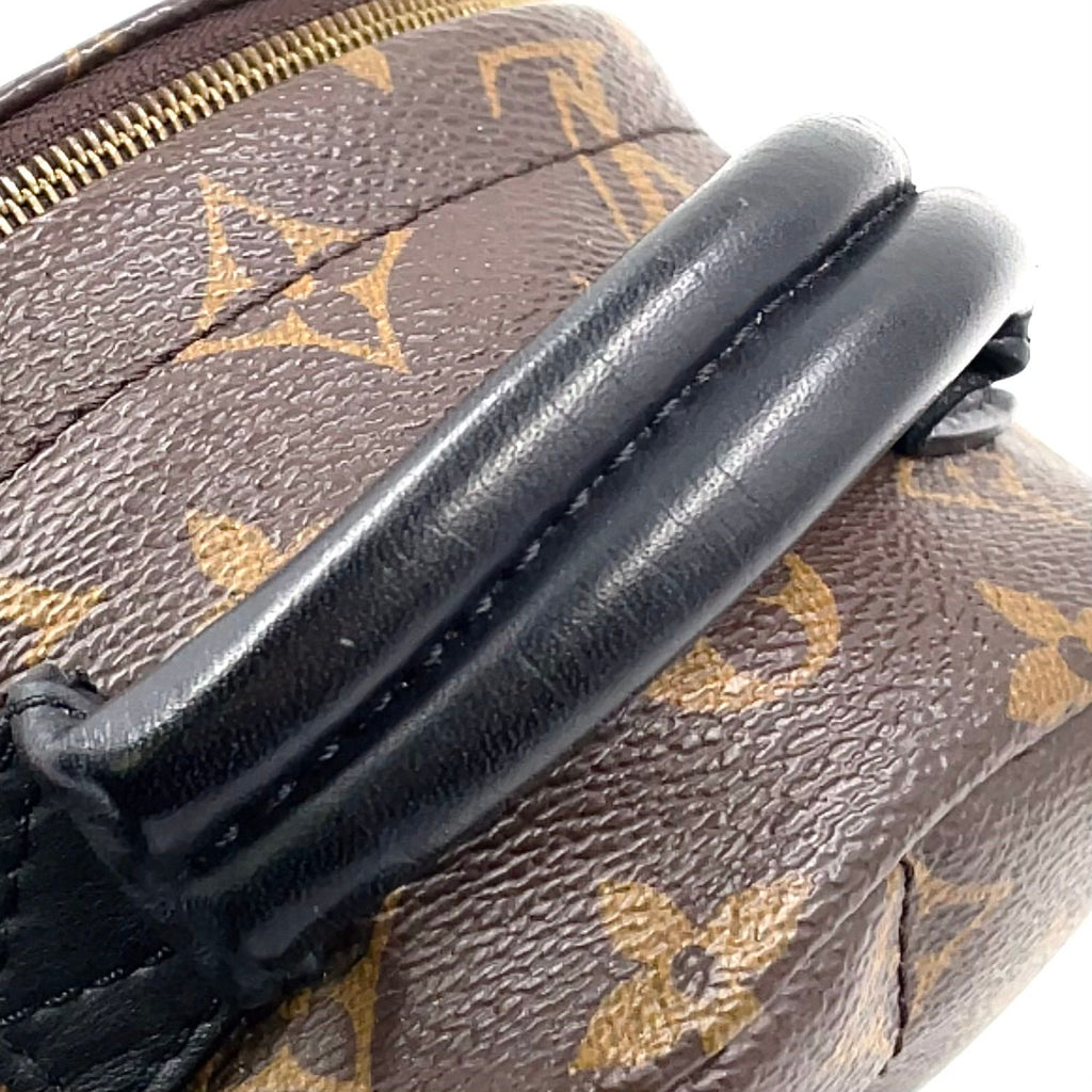 Louis Vuitton Palm Springs Backpack Mini Monogram Correspondence Leather Brown — view 6