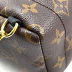 Louis Vuitton Palm Springs Backpack Mini Monogram Correspondence Leather Brown — view 5