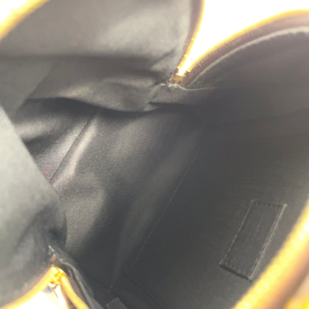 Louis Vuitton Palm Springs Backpack Mini Monogram Correspondence Leather Brown — view 3