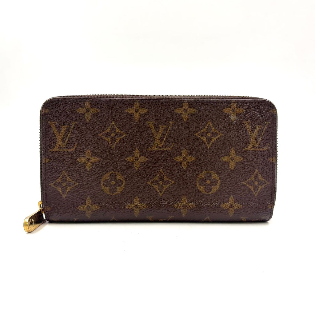 Louis Vuitton Zippy Wallet Monogram Rose Ballerine Leather Brown Light Pink