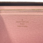 Louis Vuitton Zippy Wallet Monogram Rose Ballerine Leather Brown Light Pink — view 4