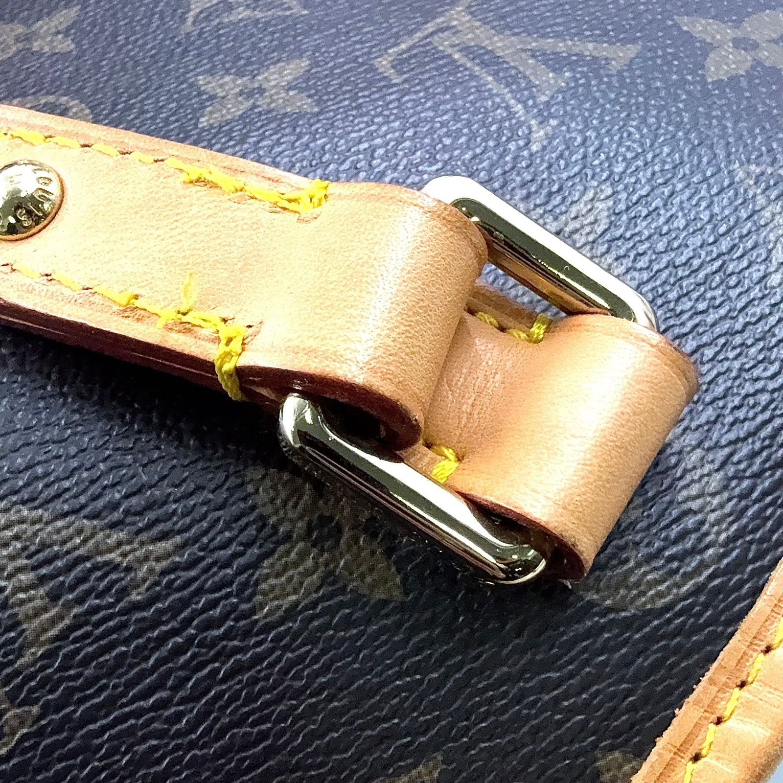 Louis Vuitton Estrara MM Monogram Leather Brown Light Tote Gold — view 7