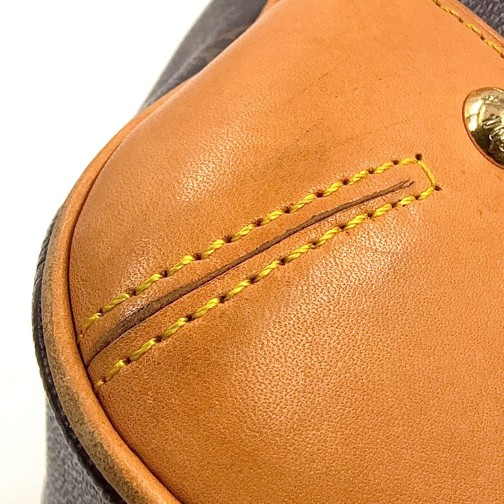 Louis Vuitton Estrara MM Monogram Leather Brown Light Tote Gold — view 9