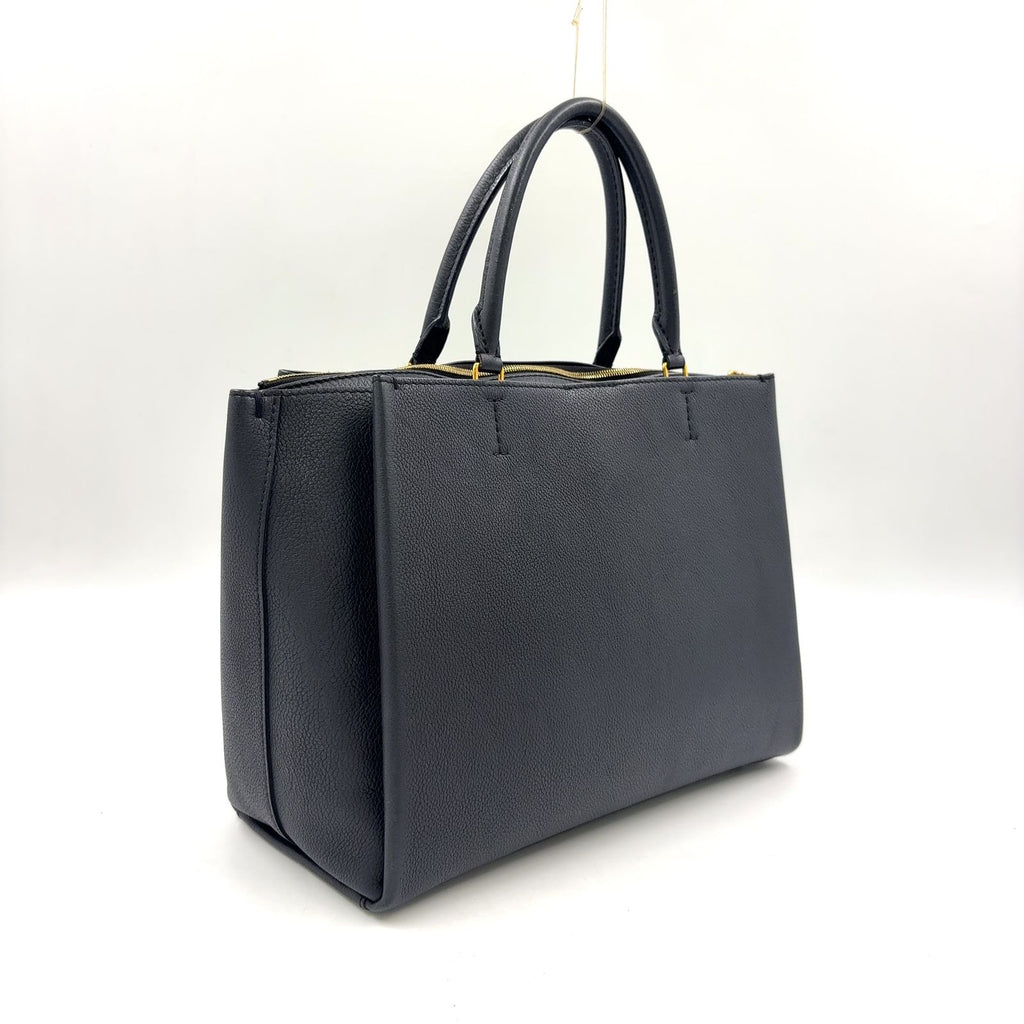 Louis Vuitton Lockme Calf Black Handbag Gold — view 2