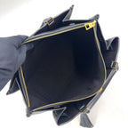 Louis Vuitton Lockme Calf Black Handbag Gold — view 3