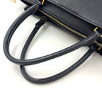 Louis Vuitton Lockme Calf Black Handbag Gold — view 6