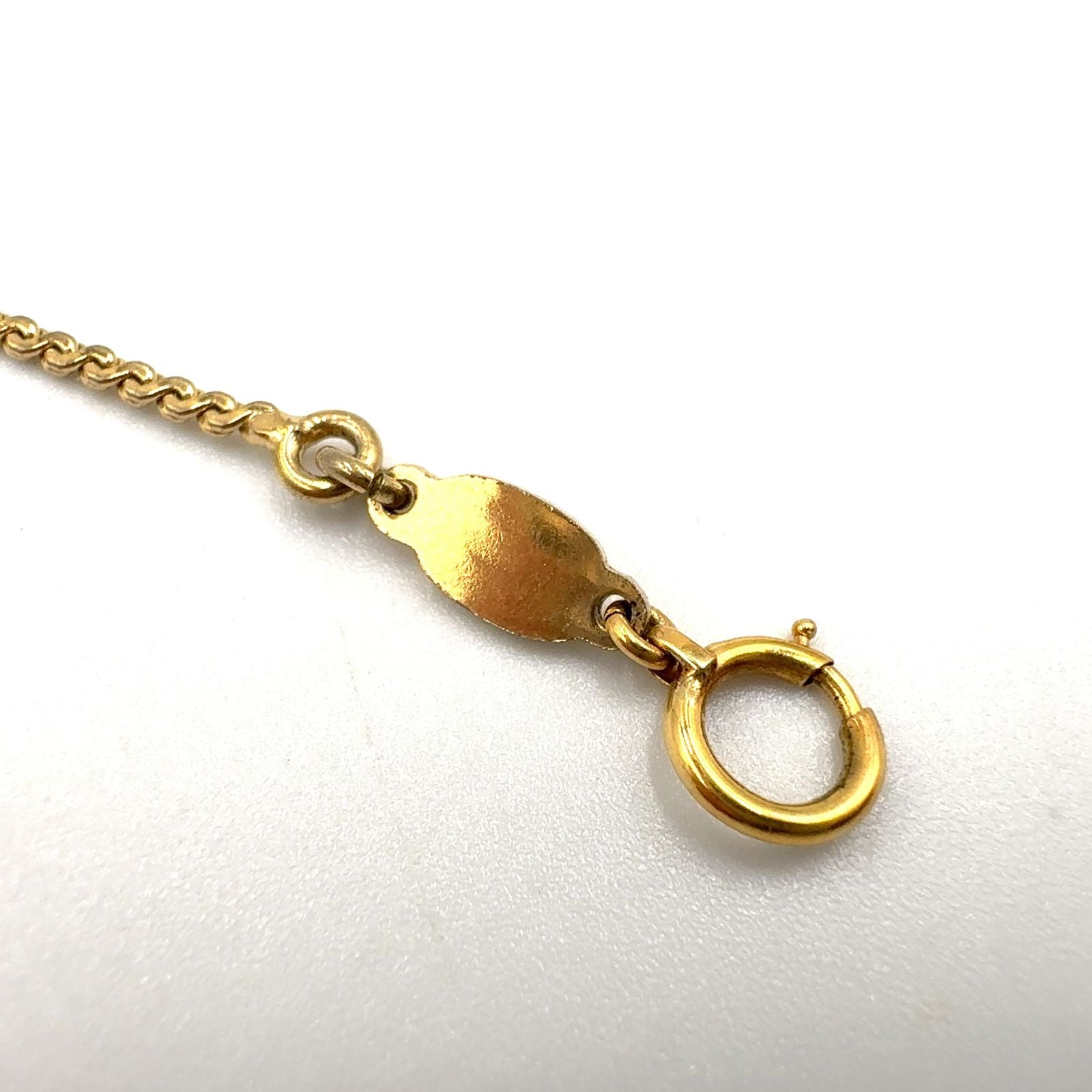 Dior CD Logo Gold Plated Necklace — view 5