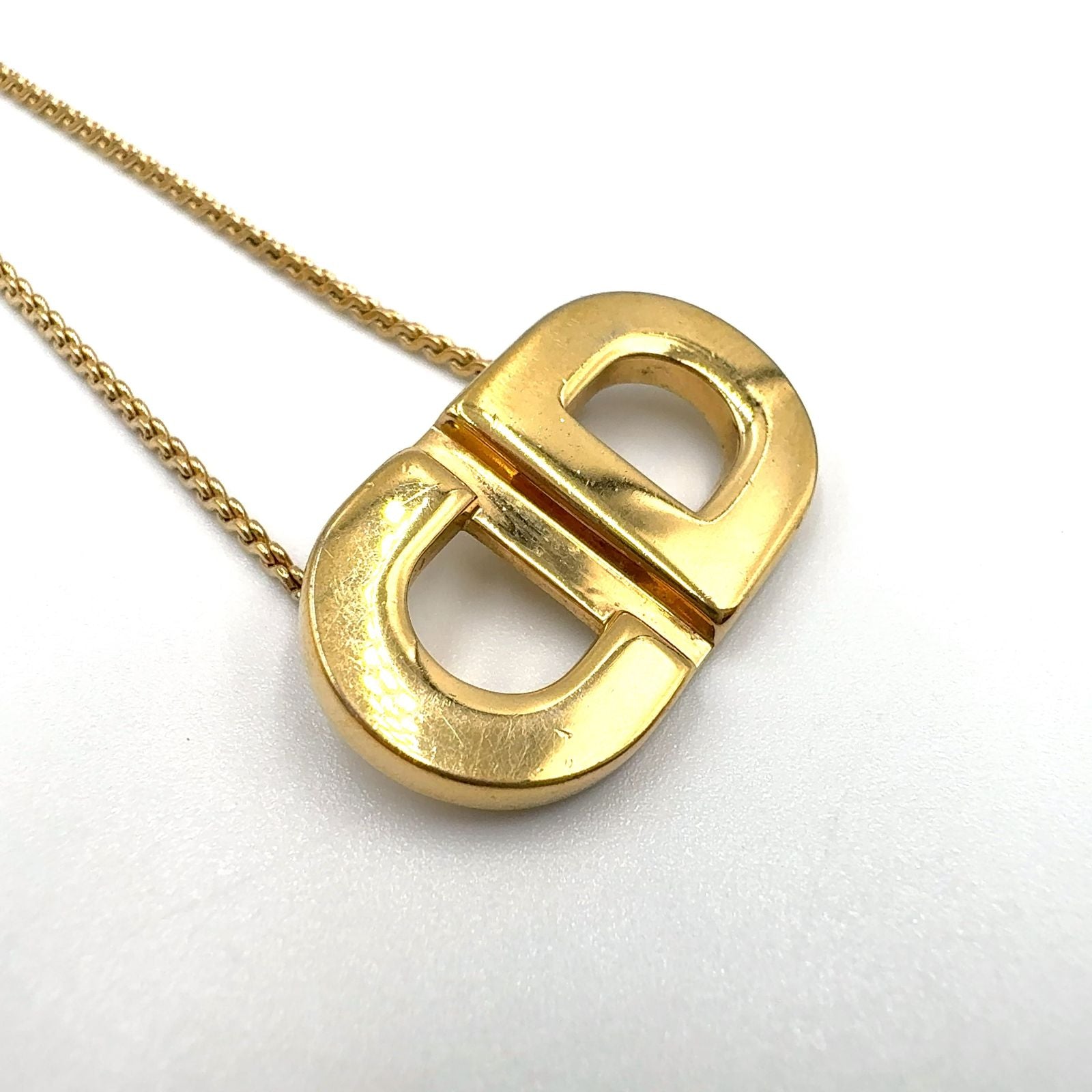 Dior CD Logo Gold Plated Necklace — view 8