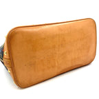 Louis Vuitton Alma PM Monogram Multicolor Noir Leather Black Light Brown — view 9