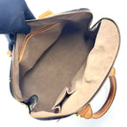 Louis Vuitton Alma PM Monogram Multicolor Noir Leather Black Light Brown — view 3